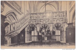 Le Jube De l'Eglise Ste-Madeleine, Ceuvre Du Maitre Macon Jean Gaide, Troyes ...