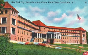 Vintage Postcard 1930s NYC Police Rec. Centre Platte Clove Catskill Mts New York