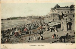 CPA Biarritz La Plage FRANCE (1126011)