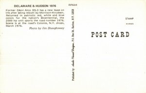 Delaware & Hudson RR Locomotive Engine Postcard 2T6-544