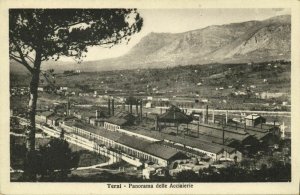 italy, TERNI, Panorama delle Acciaierie (1920s) Postcard