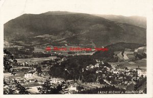 Czech Republic, Roznov Pod Radhostrem, RPPC, City Scene, Aerial, Photo