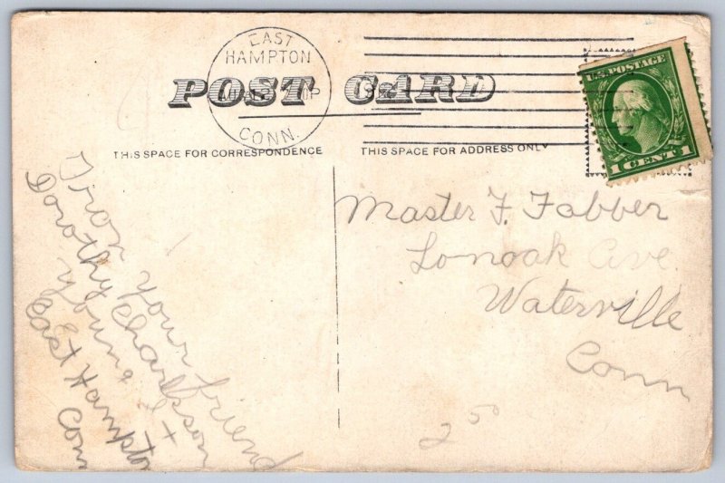 K44/ East Hampton Connecticut Postcard c1910 Lake View House 363