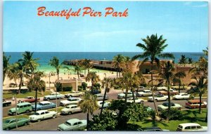 Postcard - Beautiful Pier Park - Miami Beach, Florida