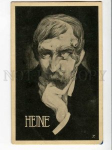 270616 METAMORPHIC poet HEINE Nude Girls Vintage postcard