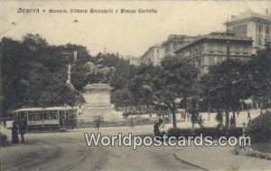 Monum, Vittorio Emanuele e Piazza Corvetto Genova, Italy Unused 