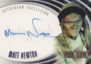 Matt Newton Farscape Hand Signed Autograph Card Photo