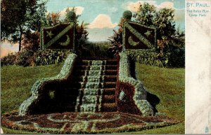 Vtg St Paul Minnesota Gates Ajar Como Park pre-1908 Raphael Tuck View Postcard 