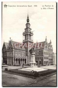 Expo Ghent-Ghent-Belgium-Belgium-1913- The Pavilion of the City & # 39Anvers -CP