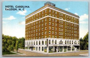 Vintage North Carolina Postcard -  Hotel Carolina   Raleigh