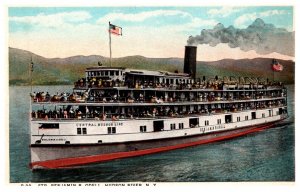 Steamer Benjamin B Odell, Hudson River New York