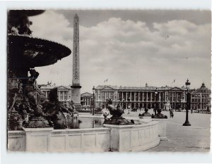 Postcard Place de la Concorde Paris France