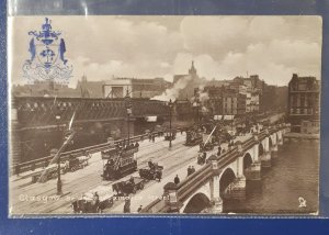 FC-ELECTRIC TRAMS-GLASGOW BRIDGE-early 1900s--Glasgow Street