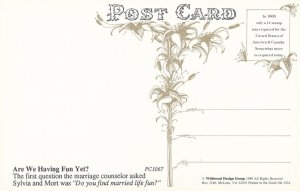 Old Photo Humorous Caption - Are Sylvia and Mort Having Fun Yet?