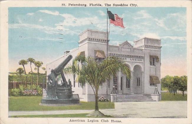 Florida St Petersburg American Legion Club House 1929