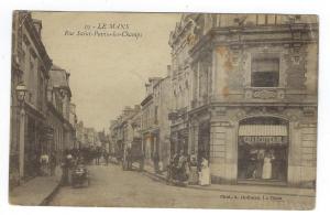 1919 Le Mans France Photo Postcard - WW1 USA Soldier Postcard - See Rev (NN164)