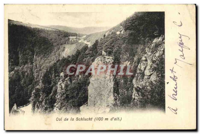 Old Postcard Col de la Schlucht