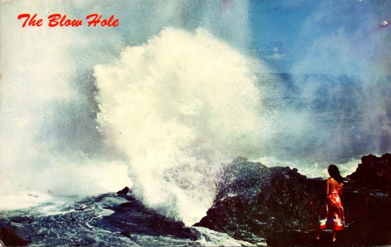 Hawaii Oahu The Blow Hole 1962