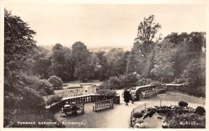 BR60429 terrace garden richmond real photo    uk