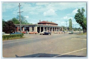 1962 Cars Scene And Entrance To Chautauqua New York NY Posted Vintage Postcard