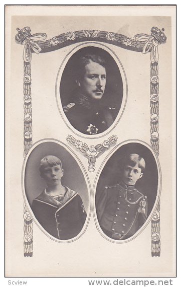 King Albert of BELGIUM, Princes Leopald and Charles, 00-10s