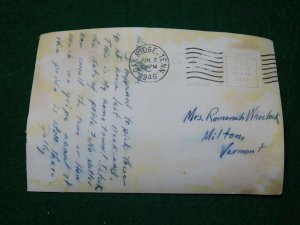 Vintage RPPC Post Office La Follette, Tennessee Real Photo Postcard P24 