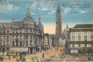 Lot of 6 vintage postcards all Antwerp Belgium