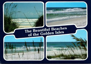 Georgia Multi View Of The Beautiful Beaches Of The Golden Isles