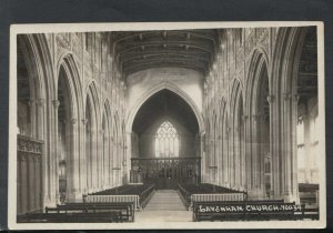 Suffolk Postcard - Interior of Lavenham Church T9095