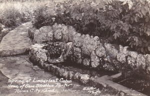 Indiana Rome City Walkway In Springtime At Limberlost Cabin Real Photo