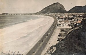 RIO de JANEIRO BRAZIL~Avenida Atlantica~1920s PHOTO POSTCARD