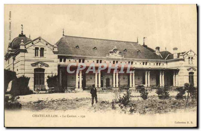 Old Postcard Chatelaillon Casino