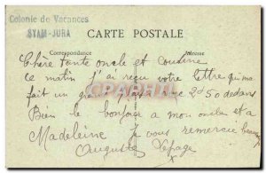 Old Postcard Jura Champagnole A Wood Trees