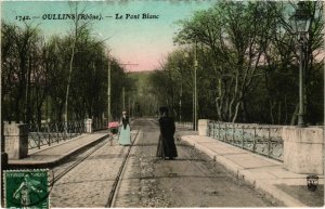 CPA Oullins - Le Pont Blanc (1035675)