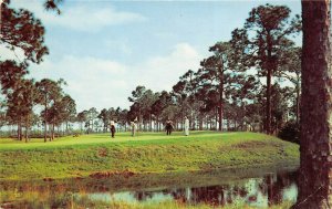 Punta Gorda Florida 1956 Postcard Hotel Charlotte Harbor Golf Course Green