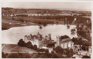 Scotland Linlithgow Palace & Loch From The Air Photo