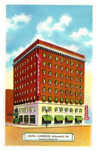 Postcard HOTEL SCENE Indianapolis Indiana IN AR9242