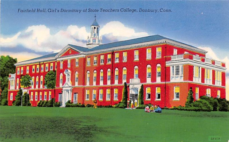 Fairfield Hall Girl's Dormitory of State Teachers College - Danbury, Connecti...