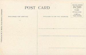 Santa Barbara California~Rose Cottage~1910 Postcard