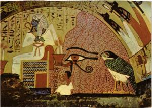 CPM EGYPTE Tomb of Noble Pa-shed. Osiris seated in front of Uzat-eye (344143)