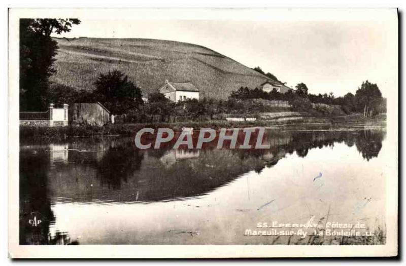 Old Postcard Epernay Coteau De Mareuil-sur-Ay La Bouteille