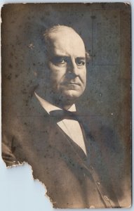 c1910s Cedar Rapids, IA W.J. Bryan Chautauqua Chrome Postcard Speaker A103