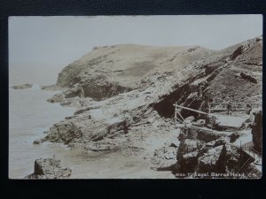 Cornwall TINTAGEL Barres Head BOAT LANDING - Old RP Postcard by Photochrom 9109