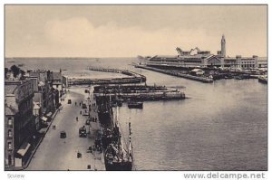 Panorama Sur l'Avant Port Et La Nouvelle Gare Maritime, Cherbourg (Manche), F...