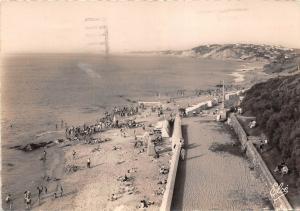 BR6576 Guethary vue sur la Plage a maree haute  france