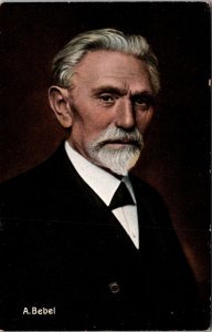 Mint Germany PPC Picture Postcard Socialist Leader August Bebel