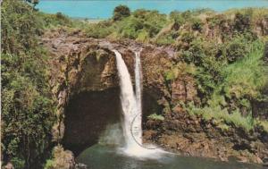 Hawaii Rainbow Falls Along Wailuku River 1976