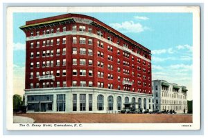 c1930s The Ohenry Hotel, Greensboro North Carolina NC Unposted BWS Postcard 