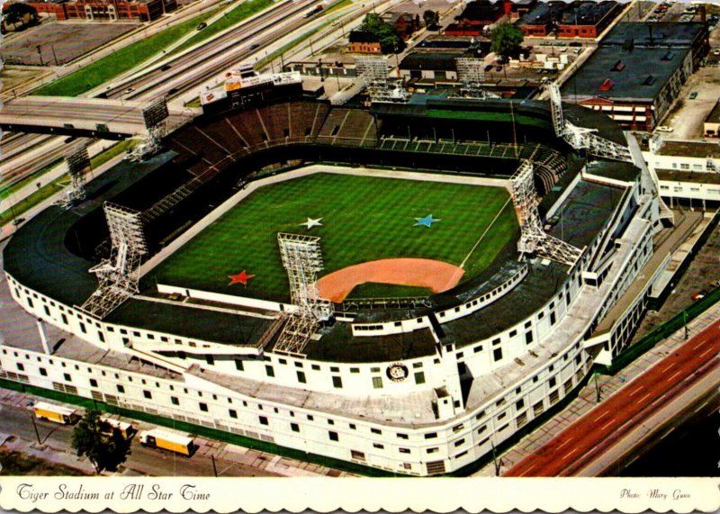 Michigan Detroit Tiger Stadium At All Star Time