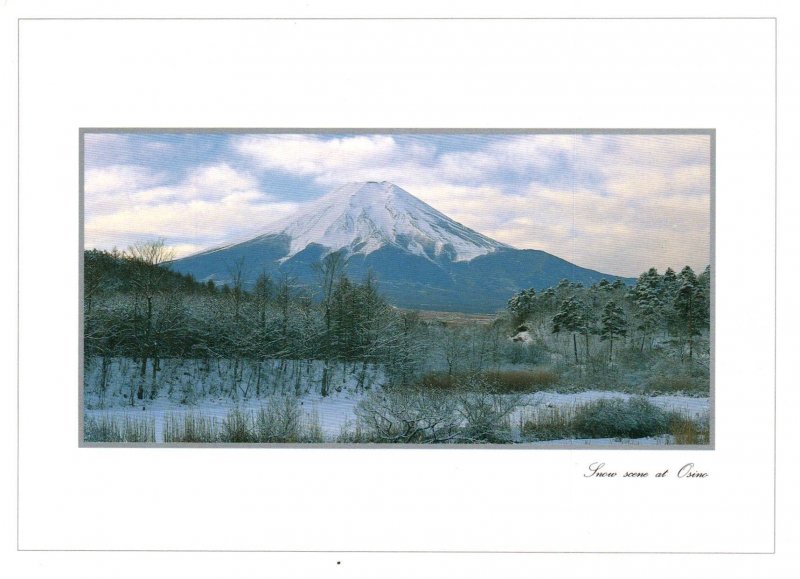 Mt Fuji,Snow Scene at Osino,Japan